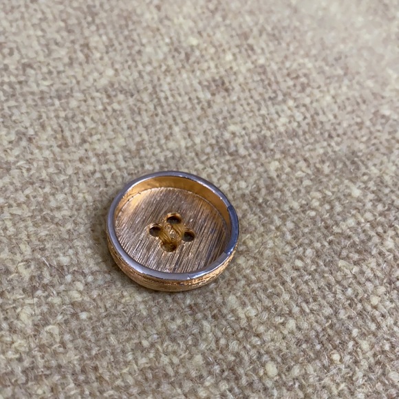 Vintage I.MAGININ peacoat long winter coat chartreuse yellow tweed - Picture 14 of 14